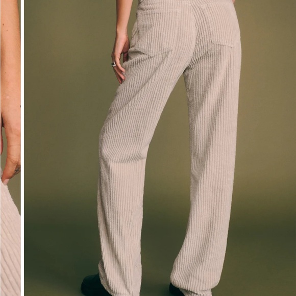🤍 EUC Reformation Preston Baggy High Rise Straight Corduroy Pants - Size 28 - Picture 2 of 7